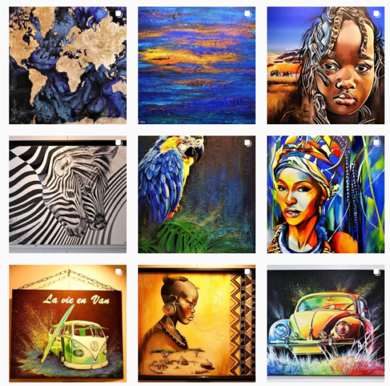 Carine Ricard Artiste-Peindre-Instagram-Karine-Lorenzi-LaConteuseDeTalents.com